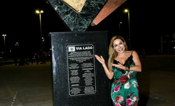 Luana Ribeiro participa das comemorações do aniversário de Araguaína