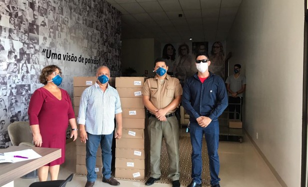 Solidariedade: Empresa instalada no Tocantins entrega 7 mil máscaras para profissionais da saúde e segurança pública