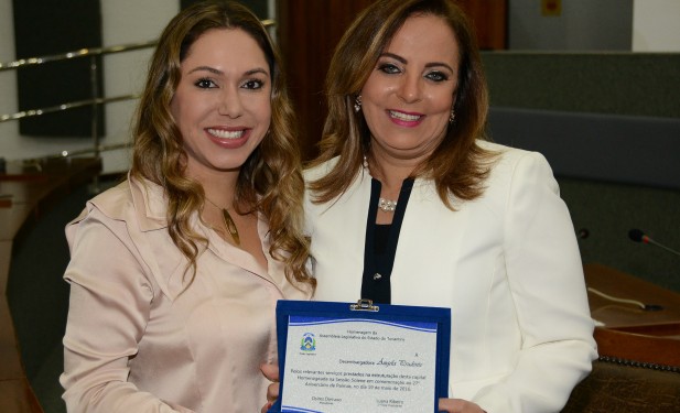 Luana Ribeiro homenageia desembargadora Ângela Prudente e destaca orgulho de ser palmense