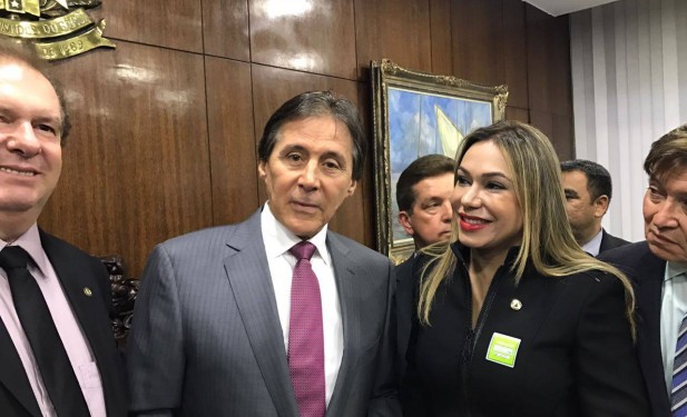 Em Brasília, Luana Ribeiro participa de encontro com presidentes da Câmara e do Senado