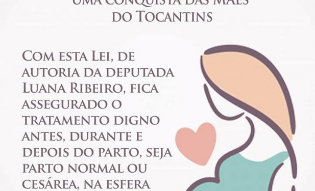 Deputada Luana Ribeiro lança cartilha sobre lei do Parto Humanizado