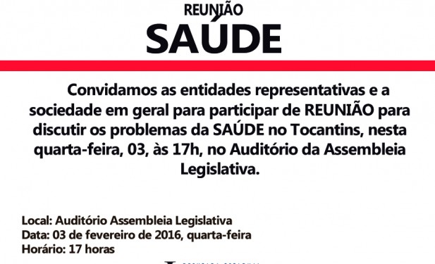 Luana convida sociedade para debater problemas da saúde em reunião na AL