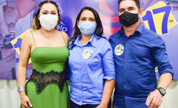 Em Palmas, deputada Luana Ribeiro declara apoio à candidatura de Vanda Monteiro