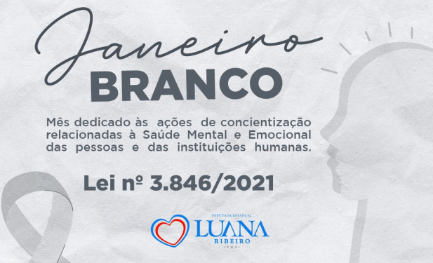 Campanha “Janeiro Branco” alerta para os cuidados com a saúde mental