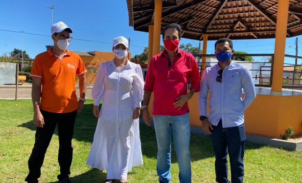 Luana Ribeiro visita obras entregues no município de Brejinho de Nazaré
